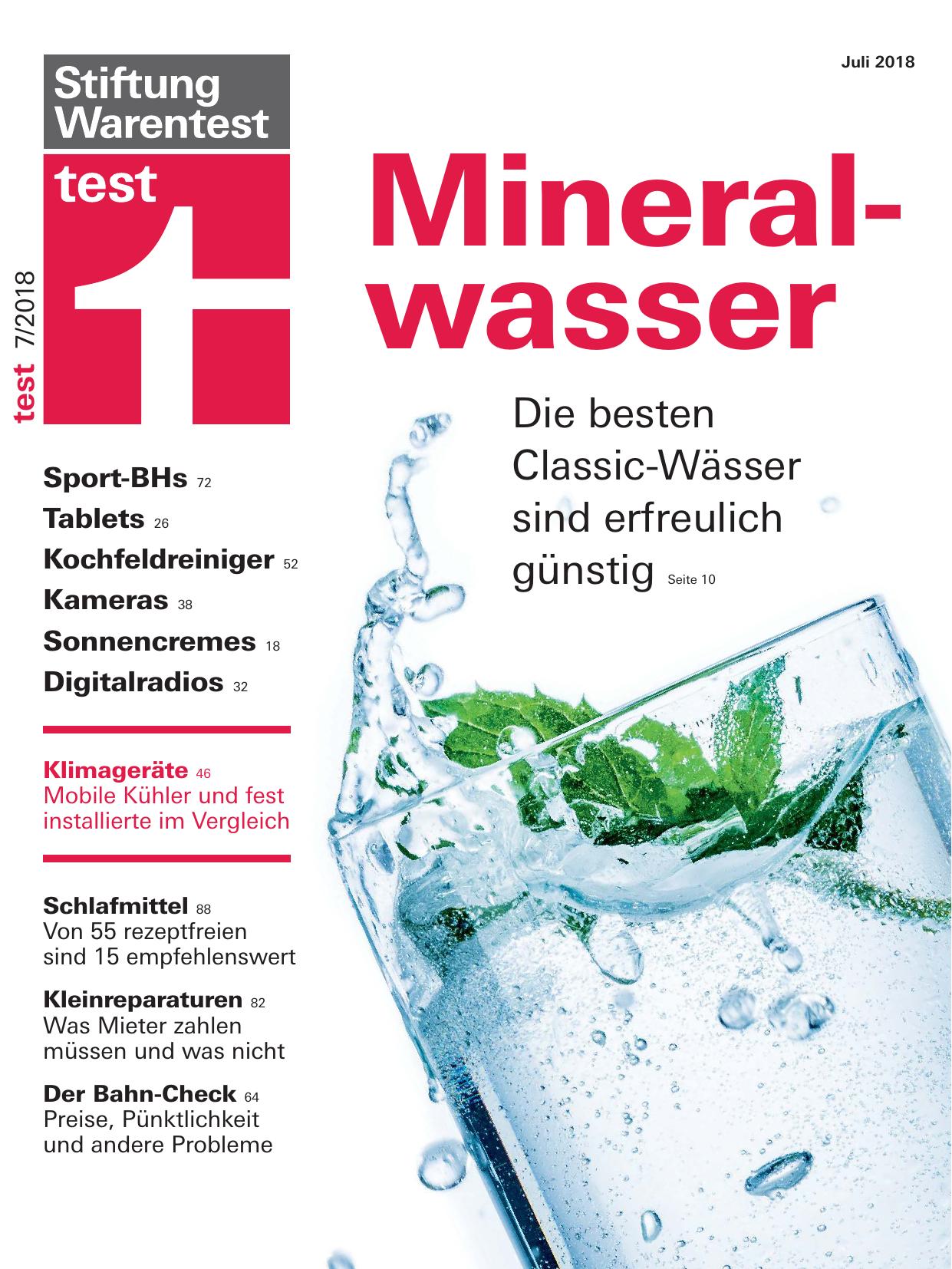 Stiftung Warentest Nr. 07/2018