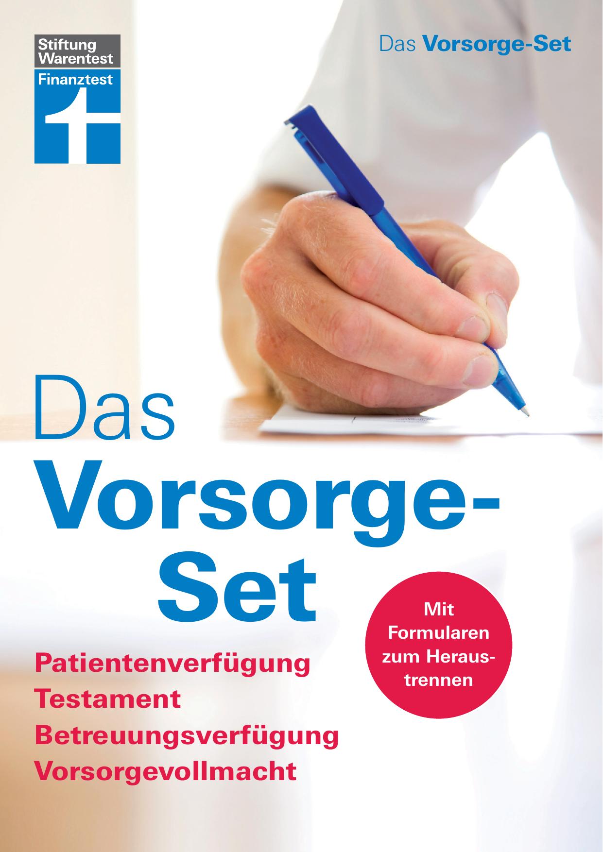 Stiftung Warentest - Das Vorsorge-Set