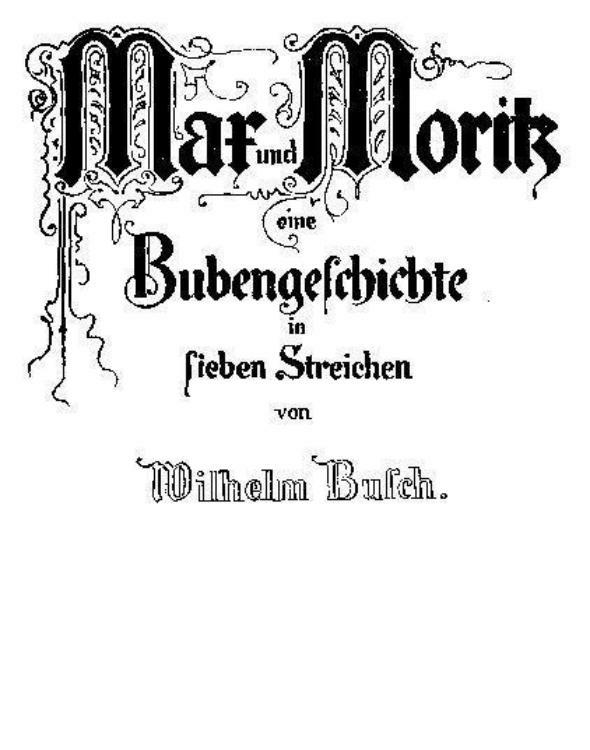 Max und Moritz