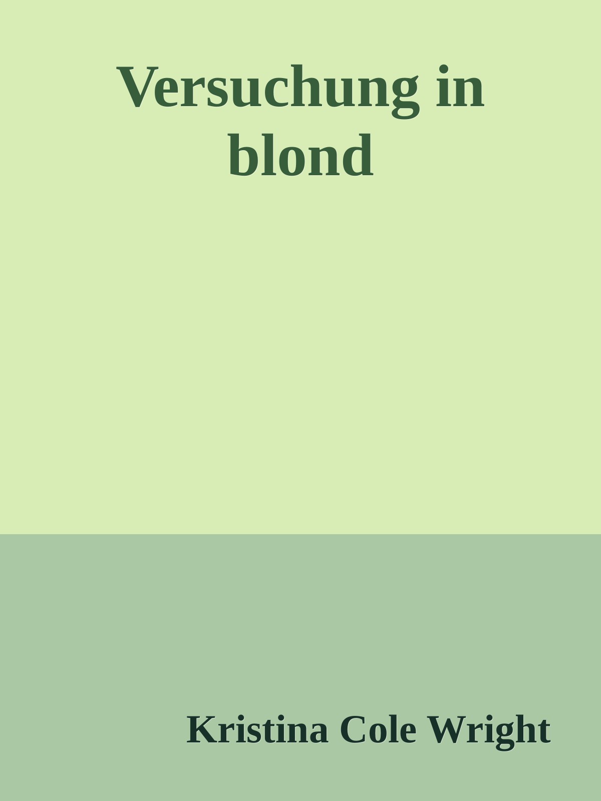 Versuchung in blond