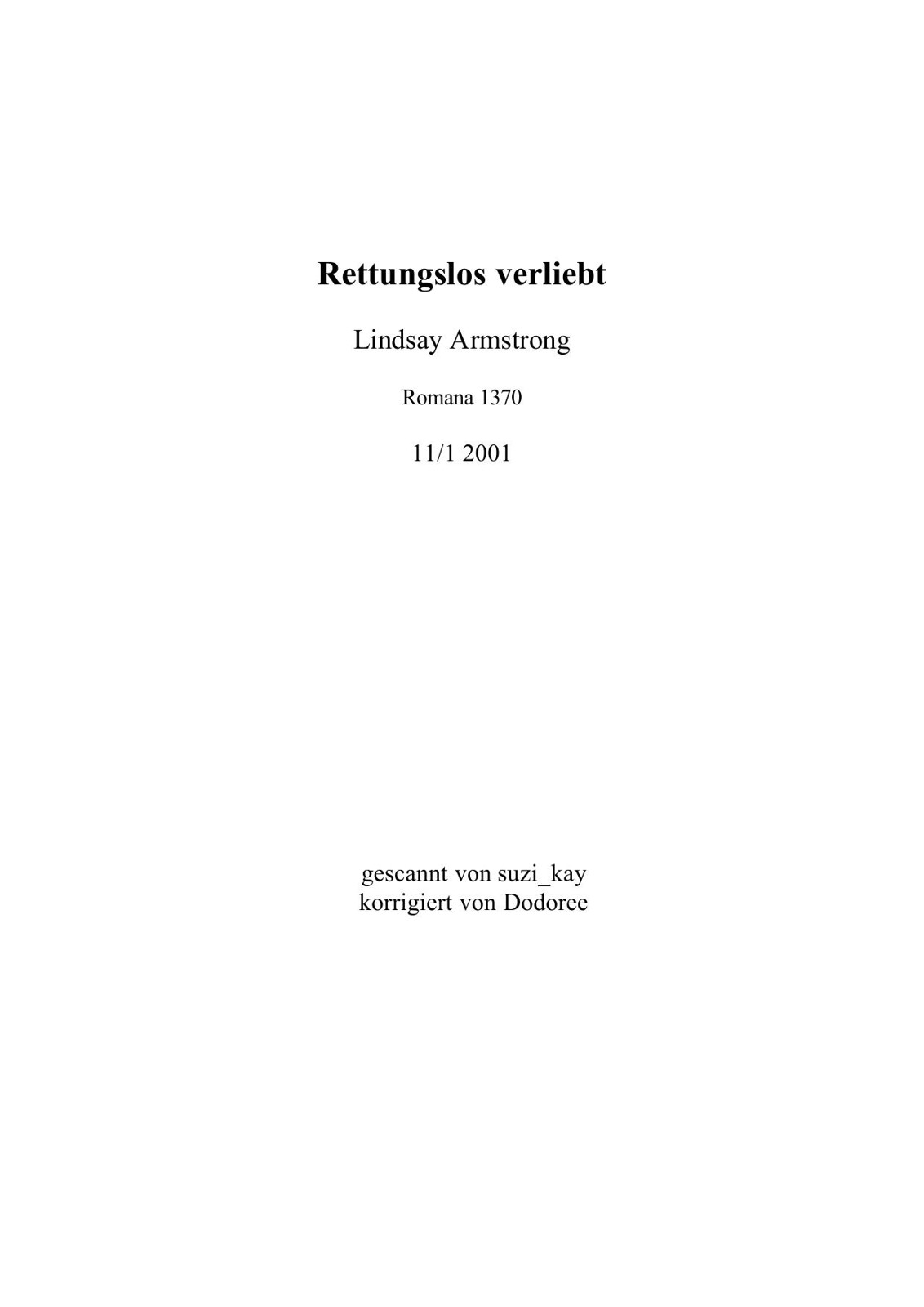 Rettungslos verliebt