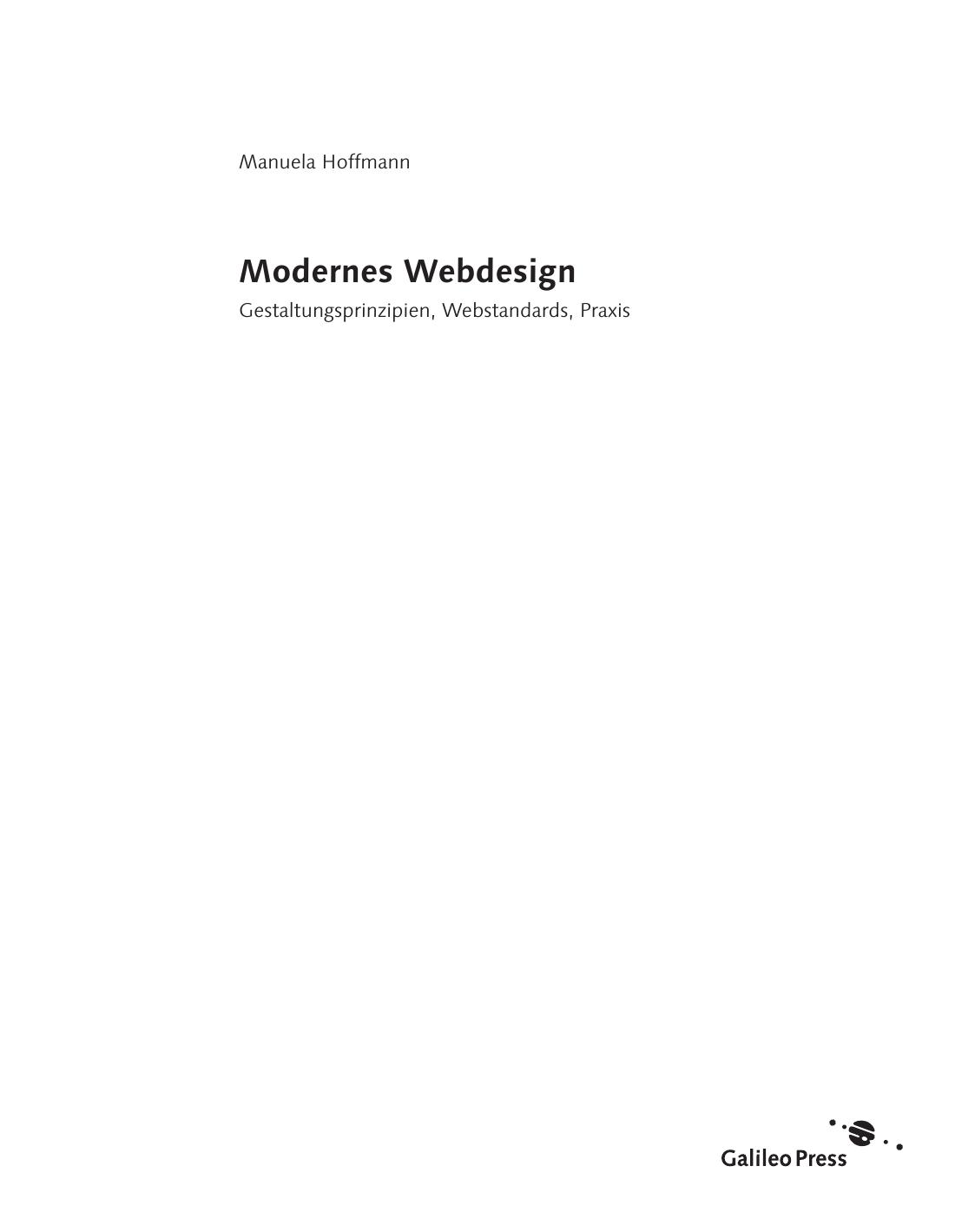 Modernes Webdesign