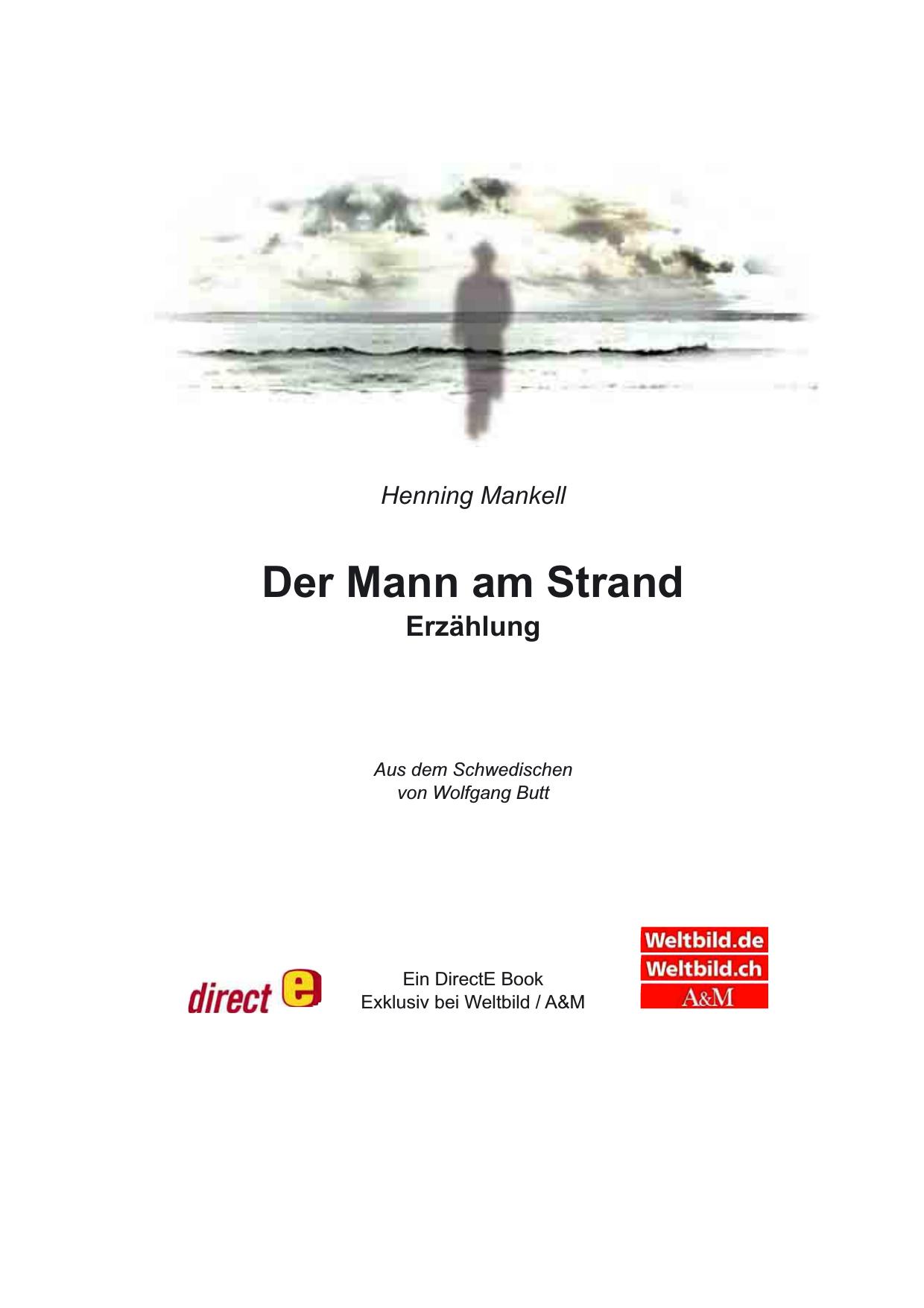 Der Mann am Strand
