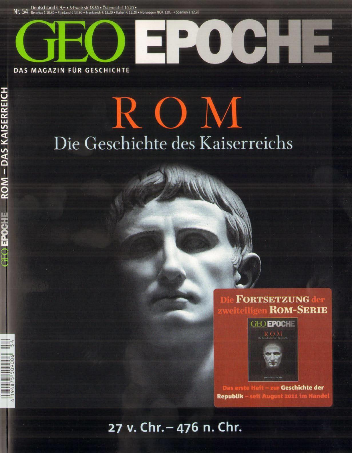GEO Epoche Nr. 54 - Rom das Kaiserreich