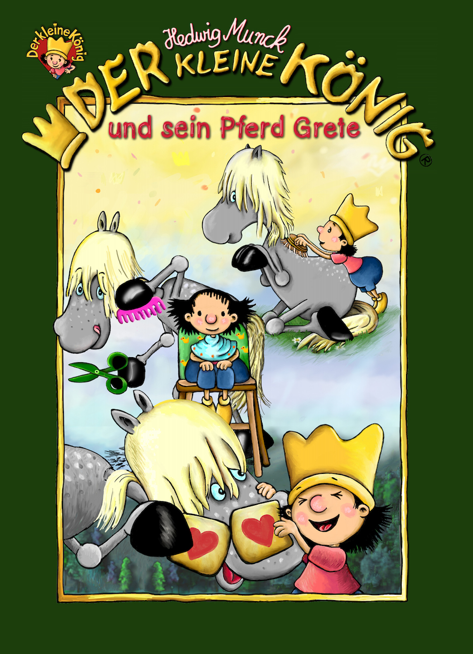 Der kleine König und sein Pferd Grete - 3 Bildergeschichten