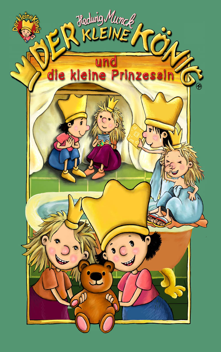 Der kleine König und die kleine Prinzessin - 3 Bildergeschichten